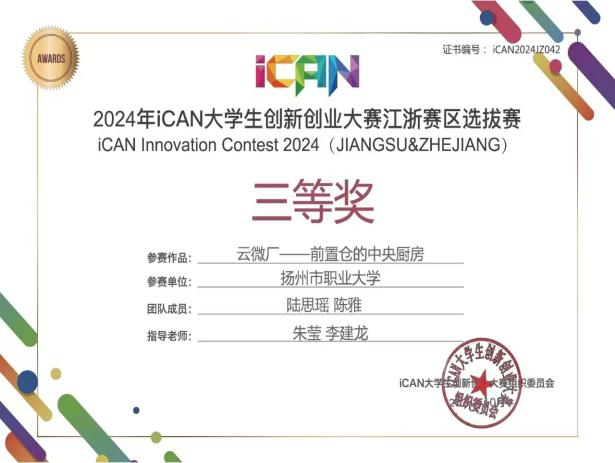 2024年iCAN大学生创新创...